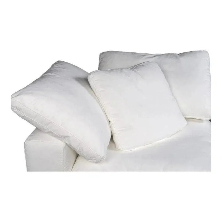 4PC Stain Resistant Terra White Modular Lounge-Modular Sofas-Moe's Home-LOOMLAN