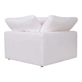 4PC Stain Resistant White Modular Lounge