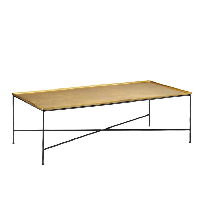 Boyles Brass Cocktail Coffee Table