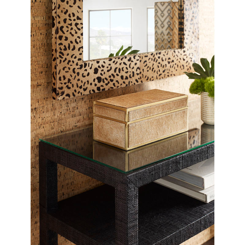 Socialite Saguran Warpped Console Table-Console Tables-Wildwood-LOOMLAN