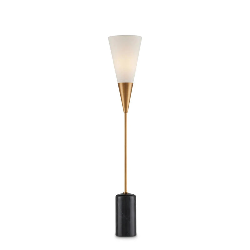 Martini Black Torchiere Table Lamp