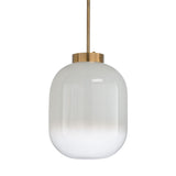 Subway Large Vintage Milk Glass Light Pendant