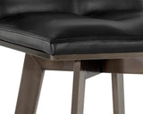 Arizona Leather Upholstered Swivel Barstool