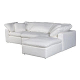 4PC Stain Resistant Terra White Modular Lounge - LOOMLAN - Moe's Home - Modular Sofas
