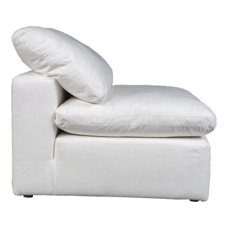 4PC Stain Resistant Terra White Modular Lounge - LOOMLAN - Moe's Home - Modular Sofas
