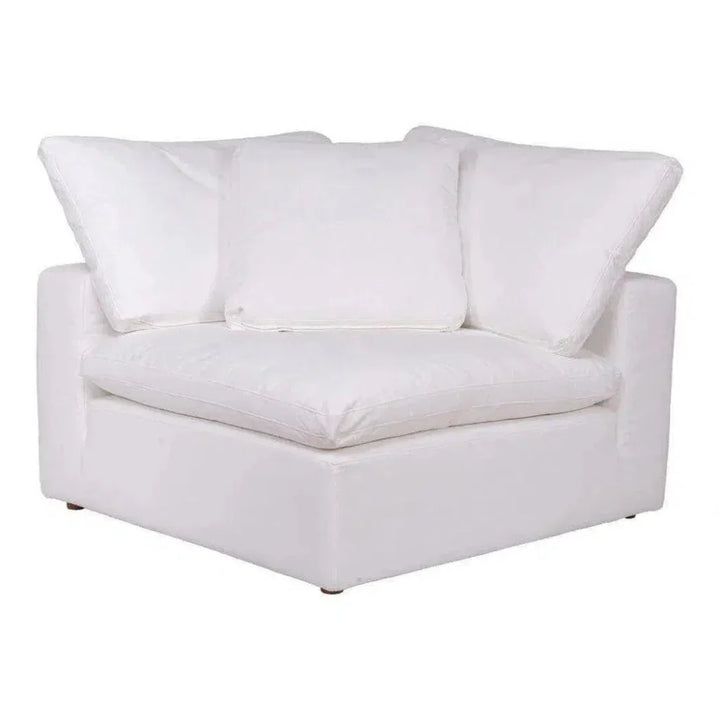 5 PC Set Stain Resistant White Dream Modular-Modular Sofas-Moe's Home-LOOMLAN