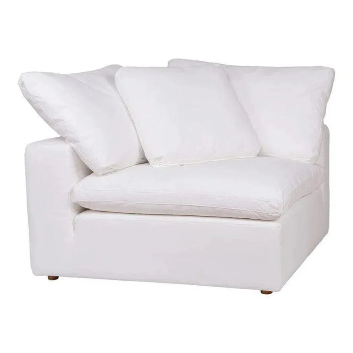 5 PC Set Stain Resistant White Dream Modular-Modular Sofas-Moe's Home-LOOMLAN