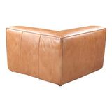 5 Piece Tan Leather Dream Modular Sofa Modular Sofas LOOMLAN By Moe's Home
