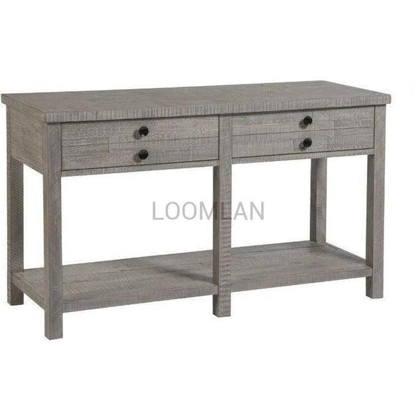 50" Reclaimed Pine Wood Serenity Console Table Console Tables LOOMLAN By LOOMLAN