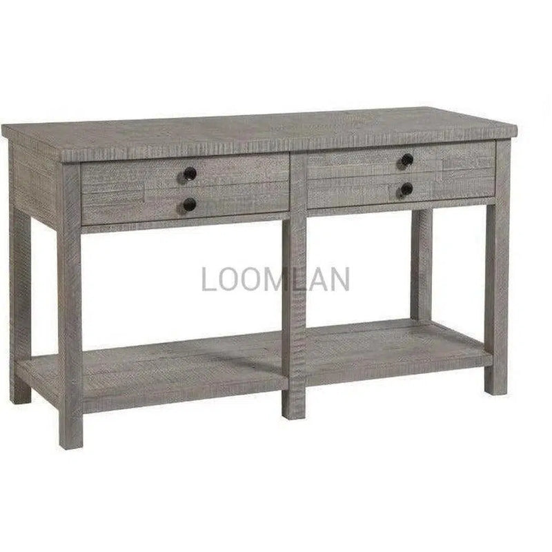 50" Reclaimed Pine Wood Serenity Console Table