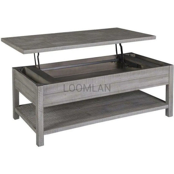 50" Reclaimed Wood Serenity Lift top cocktail table Coffee Tables LOOMLAN By LOOMLAN