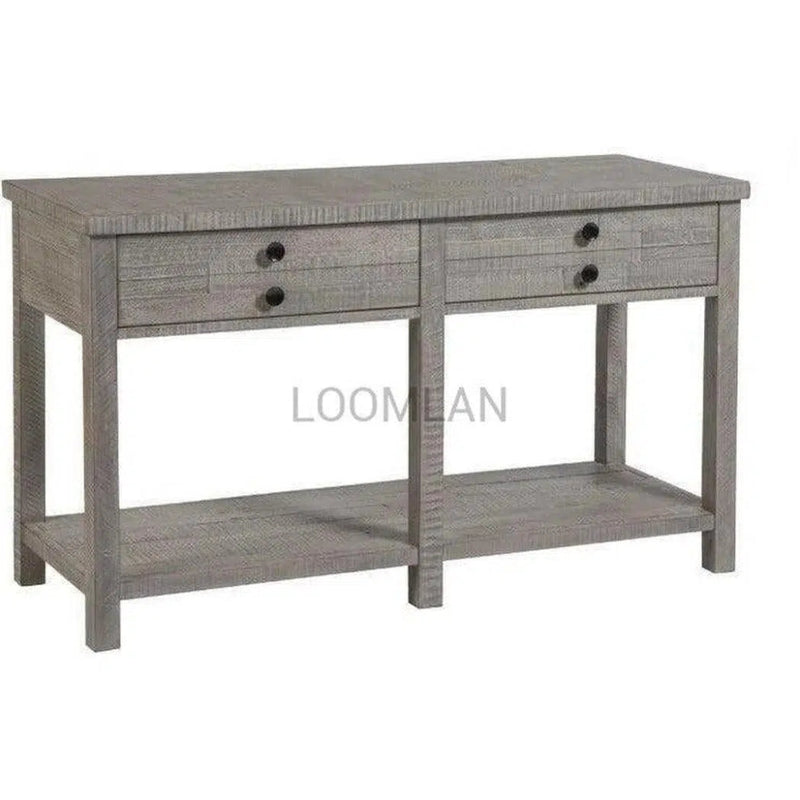 50" Reclaimed Pine Wood Serenity Console Table - LOOMLAN - LOOMLAN - Console Tables