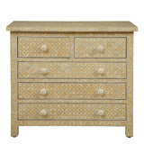 Casava Luxurious Wooden 5 Drawers Chest