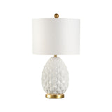 Olivia Ceramic Made With Gold Base Table Lamp