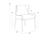 Gianni Leather Upholstered Dining Chair