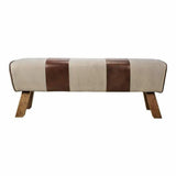 52 Inch Bench Brown Retro Bedroom Benches LOOMLAN By Moe's Home