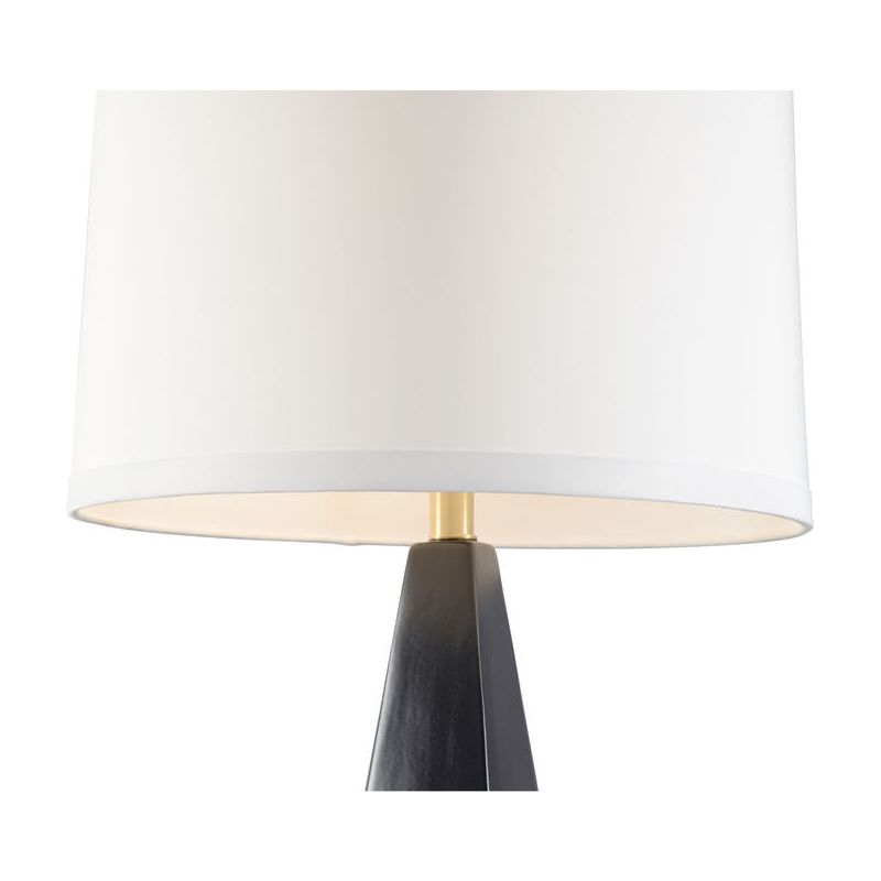 Seed White Glossy Finish With Acrylic Base Table Lamp