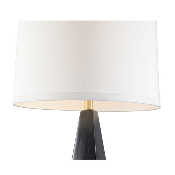 Seed White Glossy Finish With Acrylic Base Table Lamp