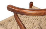 Mao Acacia Wood Reddish Brown Armless Chair