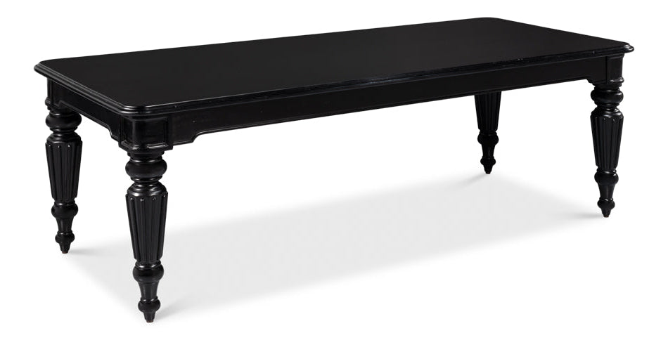 Scarlett Black Rectangular Dining Table