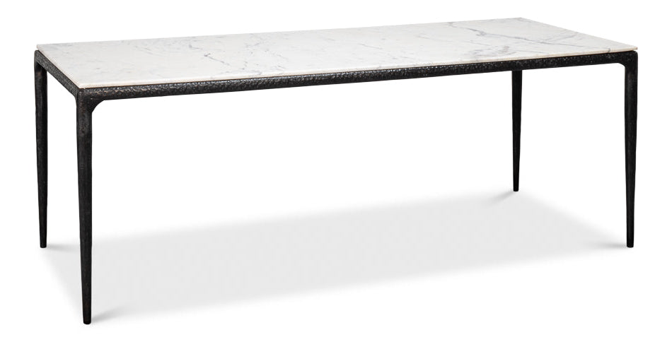 Dakor Marble Top Rectangular Dining Table