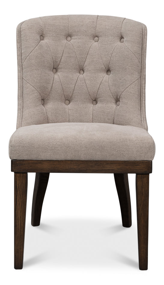 Lyra Fabric Armless Dining Chair