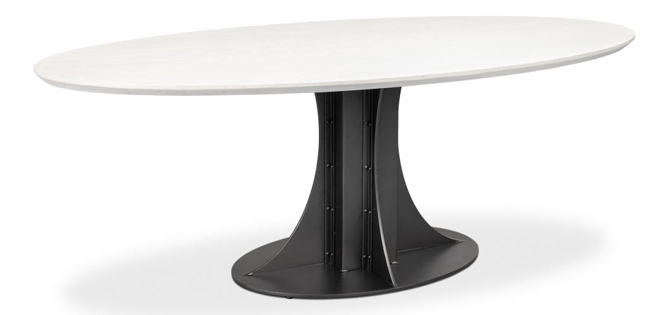 Aminah Wooden Oval Dining Table