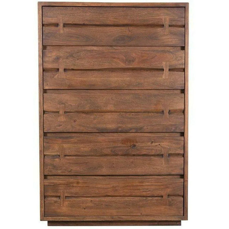 54 Inch Chest Brown Industrial Chests LOOMLAN By Moe's Home