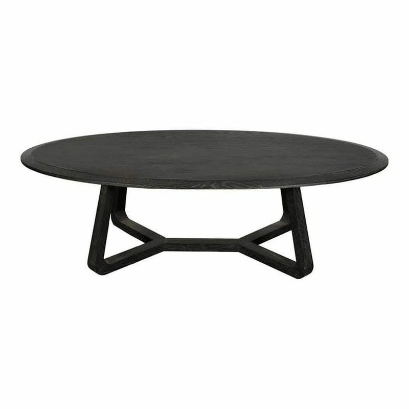 54 Inch Coffee Table Black Contemporary Coffee Tables LOOMLAN By Moe's Home