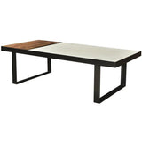 54 Inch Coffee Table Multicolor Contemporary Coffee Tables LOOMLAN By Moe's Home