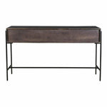 54 Inch Console Table Brown Modern