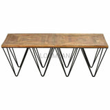 54" Rectangular Reclaimed Wood Planks Coffee Table Coffee Tables LOOMLAN By LOOMLAN