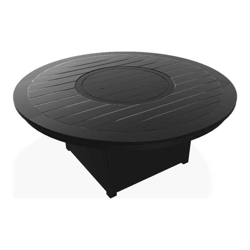 54" Round MGP Top Chat Height Fire Table-Outdoor Fire Tables-Telescope-LOOMLAN