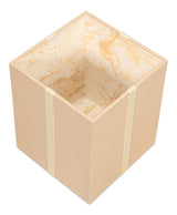 Ferrell Leather and Mdf Taupe Holiday Boxes Set of 3