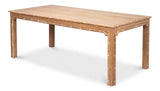 Modern Oak Wood Brighton Dining Table