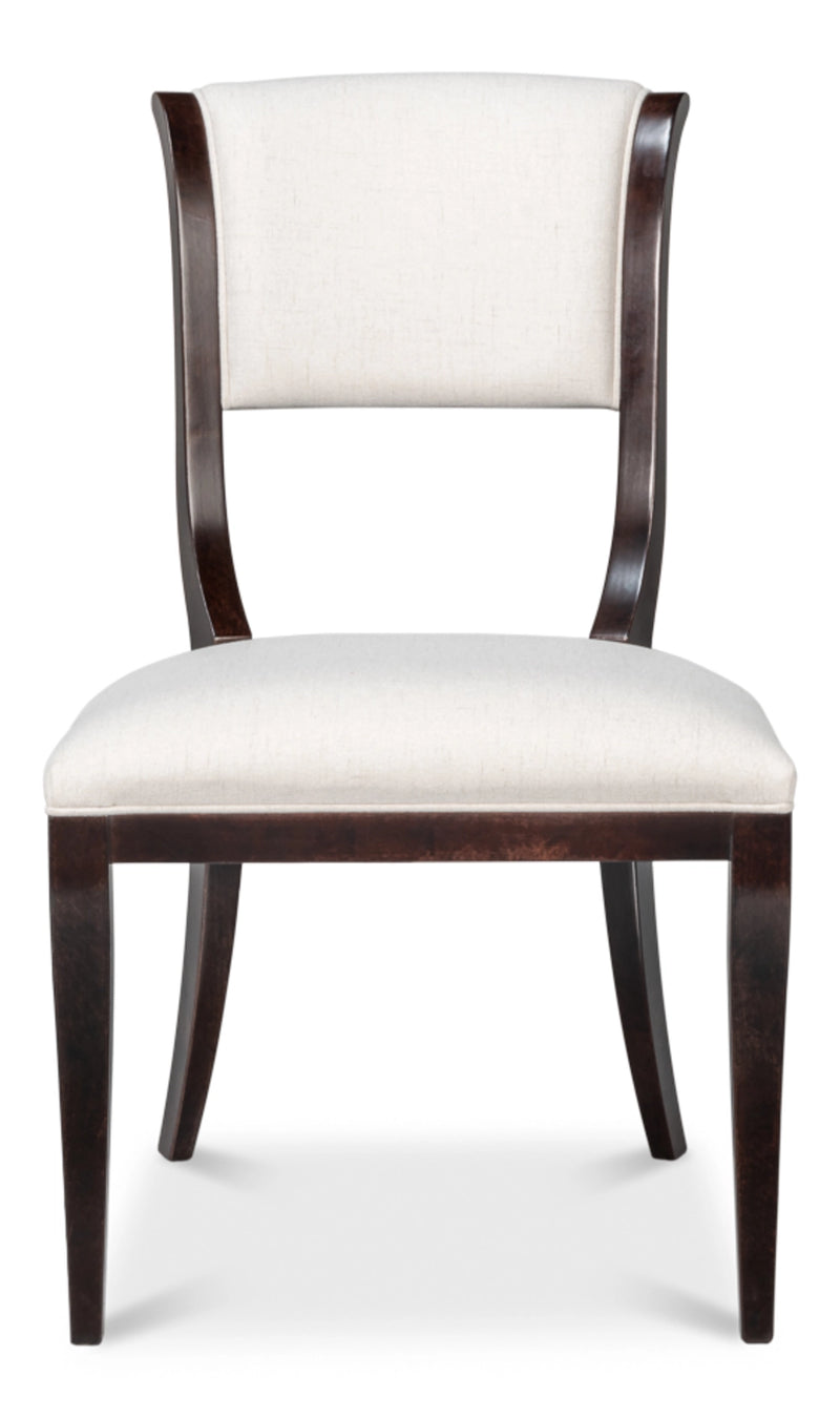 Bennedict Elegant Cream Modern Comfort Side Chair (Set Of 2)