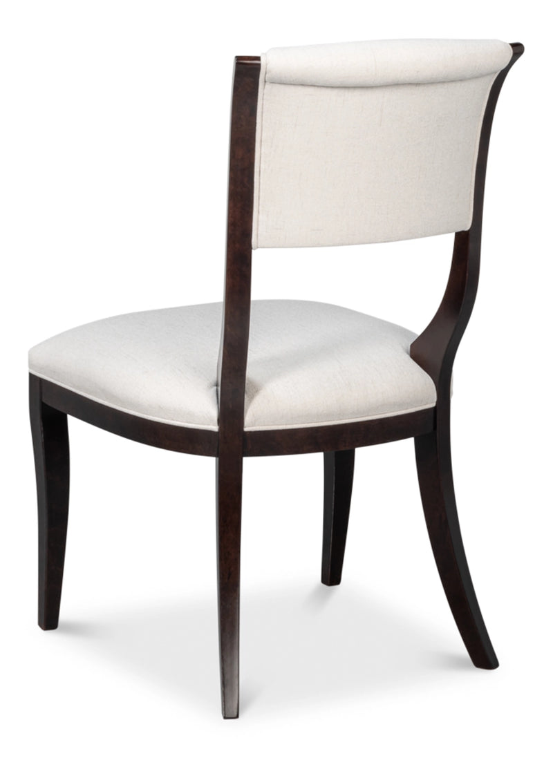 Bennedict Elegant Cream Modern Comfort Side Chair (Set Of 2)