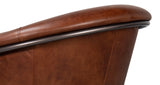 Nagel Leather Upholstery Modern Leather Chair