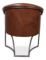 Nagel Leather Upholstery Modern Leather Chair