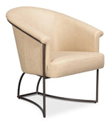 Nagel Leather Upholstery Modern Leather Chair