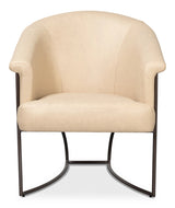 Nagel Leather Upholstery Modern Leather Chair