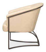 Nagel Leather Upholstery Modern Leather Chair