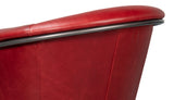 Nagel Leather Upholstery Modern Leather Chair