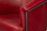 Nagel Leather Upholstery Modern Leather Chair