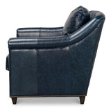 Vandike Leather Upholstery Stylish Armchair