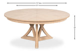 Casual Jupe Effortless Expansion Round Dining Table