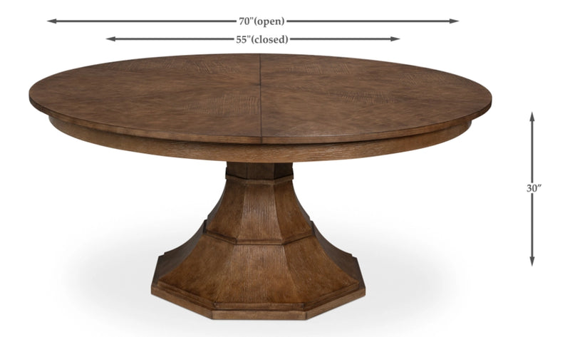 Giselle Jupe Effortless Expansion Round Dining Table