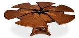 Austin Jupe Brown Round Dining Table