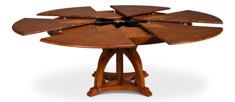 Austin Jupe Brown Round Dining Table