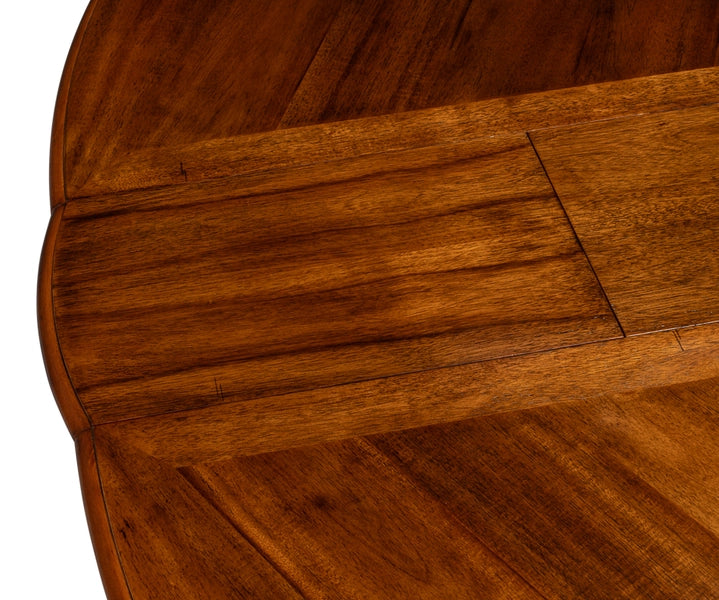 Jupe Wooden Brown Round Dining Table